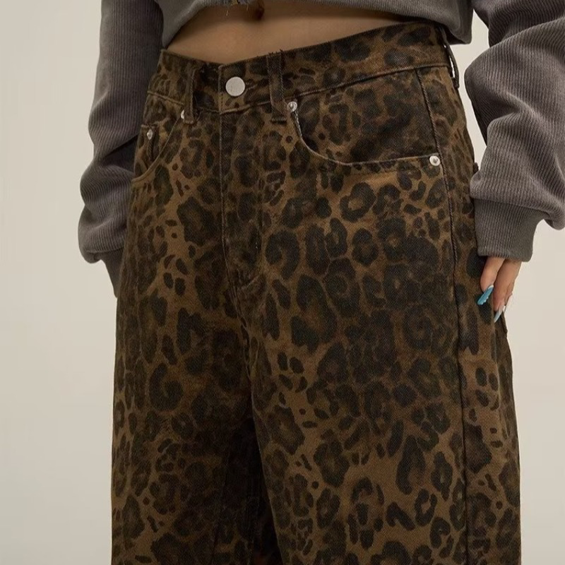 Monica Leopard Jeans